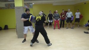 Ладонь, локоть - удары на все стороны. Клуб S.P.A.S.