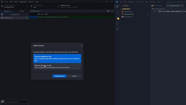 How to make branches and compare code across them | GitHub Desktop Masterclass #github #git