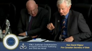 Hon. David Kilgour ~ Testimony (ITNJ Seating)