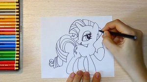 Как нарисовать Пони! Рарити! Единорог | How to Draw My Little Pony | unicorn | Rarity