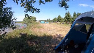 Поездка на озеро Плещеево с палаткой
