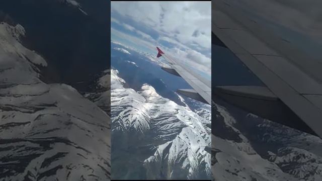 Vuelo sobre Cordillera de Los Andes Chile