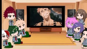 class 1A react to new student as itadori|au|