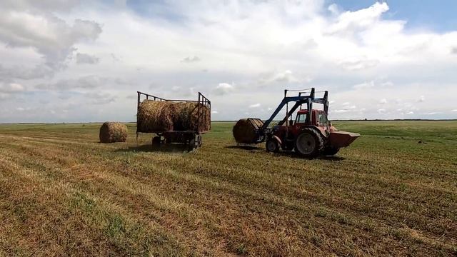 Уборка сена 2021 Стогомет в деле, убираем эспарцет. смотреть онлайн