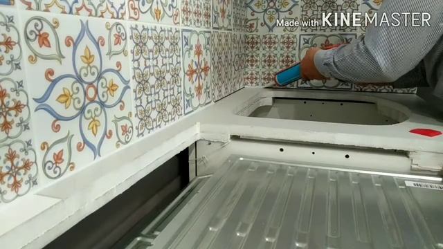 Кухня Бланш. Установка. Фартук из плитки. Крепление мойки.