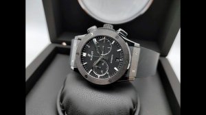 Обзор часов Hublot Classic Fusion Chronograph Black Magic 45 mm 521.CM.1171.RX