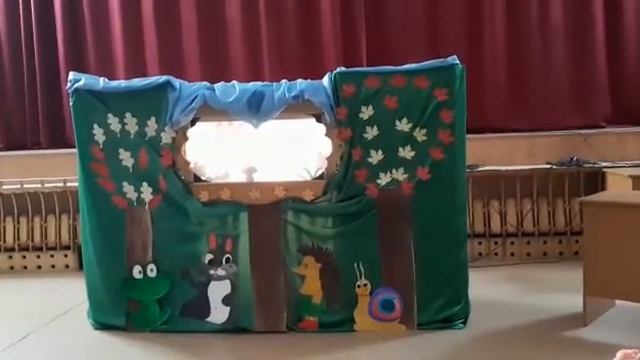 Театр теней сказка Под грибом кукольный кружок Матрешка