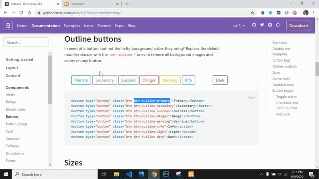 Tutorial Bootstrap #7. Membuat Button Menggunakan Bootstrap 4 смотреть онлайн