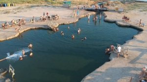 Арабатская стрелка, Стрелковое (Чокрак). Горячий йодо-бромный источник.