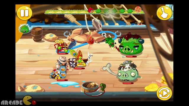 Angry Birds Epic:NEW Cave 6, Endless Winter 5 NO Hacking Golden Piggies смотреть онлайн