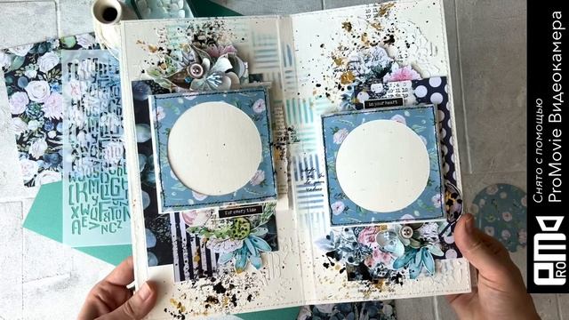 Фотоальбом. Скрапбукинг. Обзор. Photo album. Scrapbooking. Review. смотреть онлайн