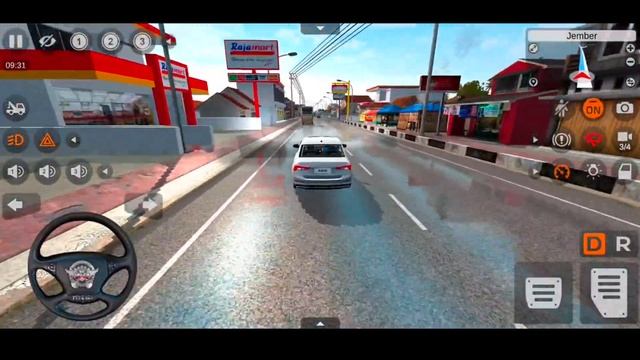 Bus Simulator Indonesia Indian Map Skoda Rapid Car Driving#303#gameplay#skoda#skodarapid#octavia#v6