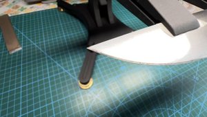 Заточка ножа из стали Elmax