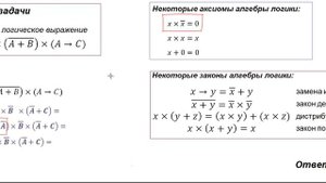 Упростить логическое выражение. Алгебра логики: аксиомы и законы
