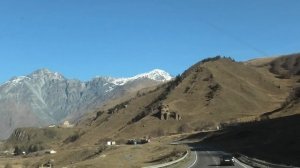 Кавказский хребет. Гора Казбек. Горы -красотища! Caucasian ridge. Mount Kazbek. Beautiful mountains