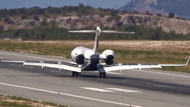 Bombardier Global 6000 Bumpy Landing - Dubrovnik Airport DBV/LDDU смотреть онлайн