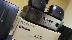 SISTEMA YAMAHA R-S202 + Yamaha NS-AW150  + Yamaha NS-AW190 BL