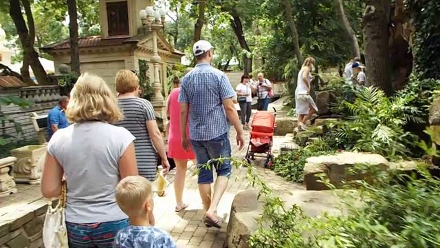 Кабардинка - старый парк. Экскурсия с Геленджика смотреть онлайн