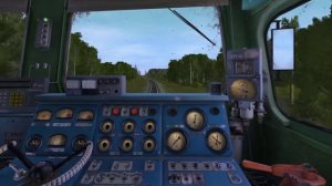 Trainz: 2ТЭ10М-2082 с грузовым поездом Тупик — Сухиничи-Главные, 3430 тонн, 2015 год