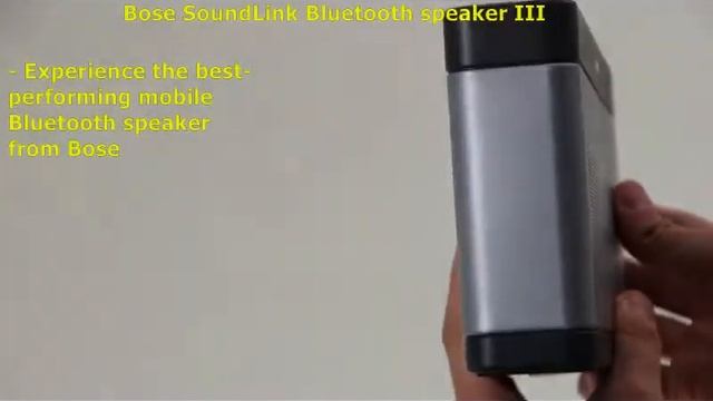 Bose® SoundLink® Bluetooth® speaker III