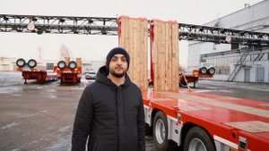 Сверхлегкий полуприцеп Rapid Trailer для перевозки грузов весом до 50 тонн.