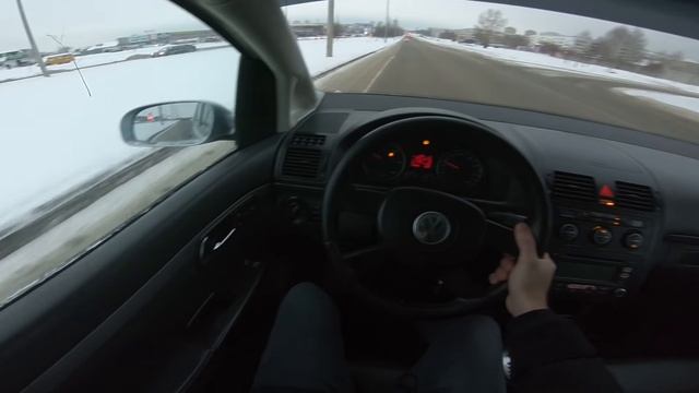2006 Volkswagen Touran TDI 1.9L (105HP) POV CITY DRIVING смотреть онлайн