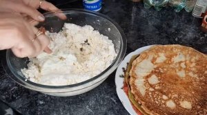 Творожная начинка для блинов/ Сырная начинка для блинов