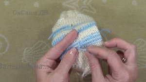 Как закрепить и аккуратно спрятать нить в конце вязания. Вяжем с Оксаной Валерьевной.