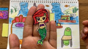 МАЛЕНЬКАЯ БУМАЖНАЯ РУСАЛОЧКА ~ РУСАЛОЧКА АРИЕЛЬ