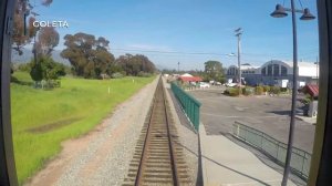 Amtrak Pacific Surfliner Time-Lapse from San Luis Obispo to Los Angeles