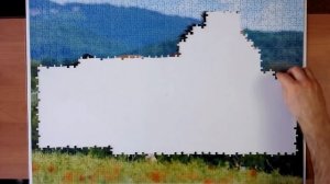 Как собрать пазлы из 1000 элементов. Лошадь Castorland Puzzle на 1000 деталей.
