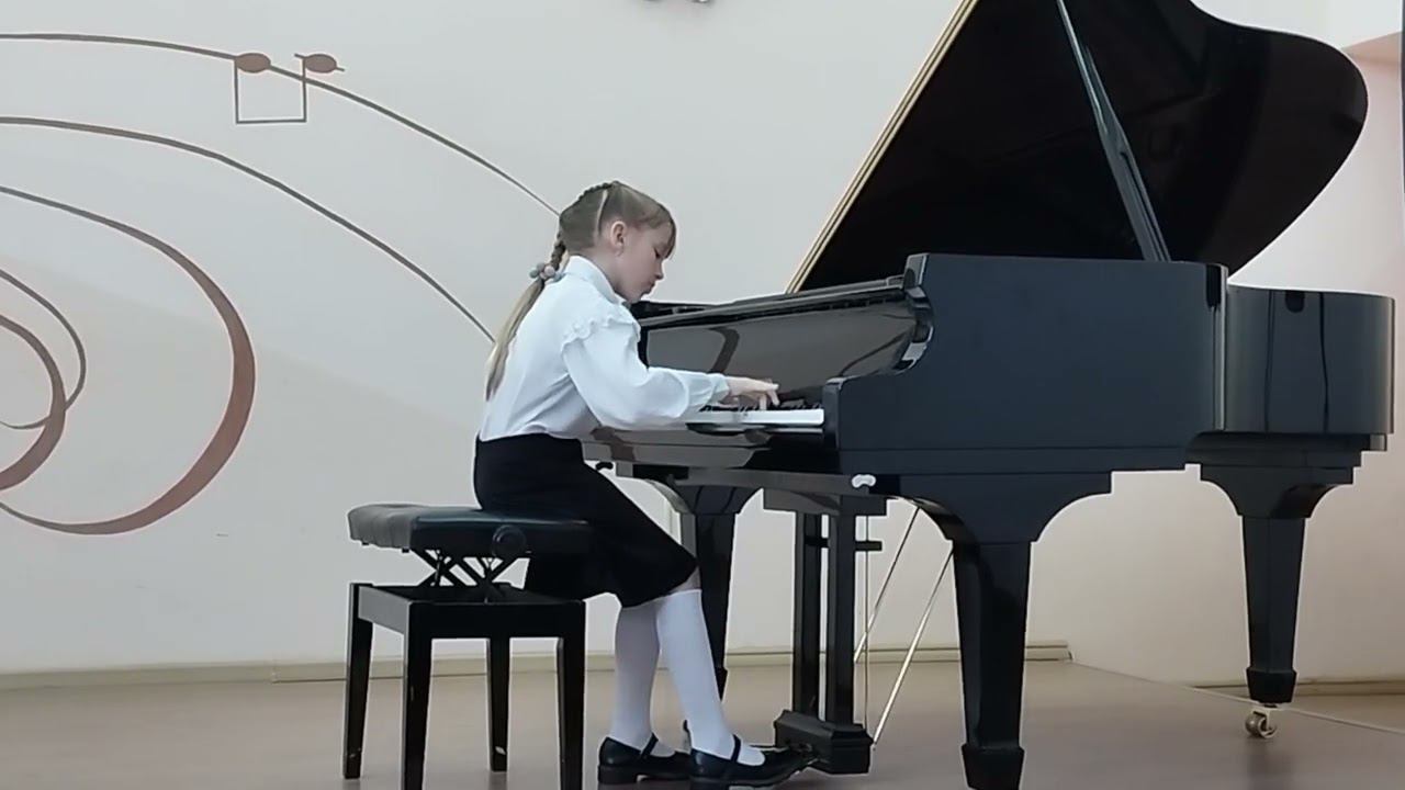 Колесникова Алина О.Горбовская "Кот - Баюн"; К.Черни - Гермер Этюд G dur