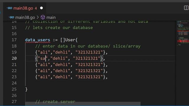 User Directory Project - GinGonic golang framework 13 смотреть онлайн