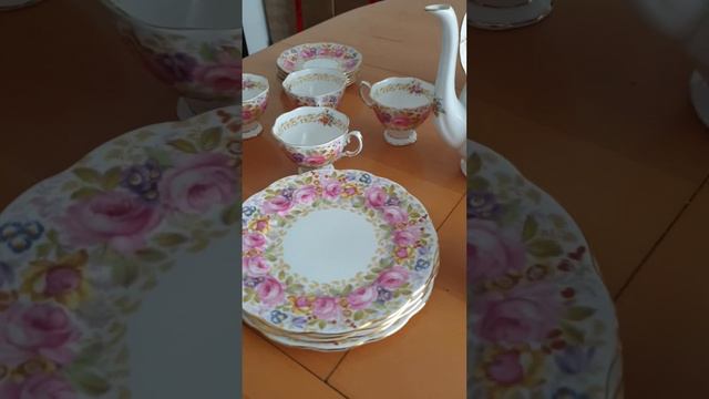 Английский фарфор Royal Albert Serena Почему он такой белый? #фарфор #посуда #сервировкастола #деко