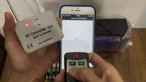 Auto Gate RF WiFi Converter Paring for Safemate App