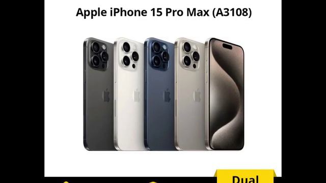 Apple iPhone 15 Pro MAX | 8GB RAM 256GB/512GB/1TB ROM A17 Pro |Skyzone Store смотреть онлайн