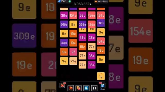 2248 puzzle: 17Blocks in a row | 39f ~ 1g #shorts #gaming #2248puzzle