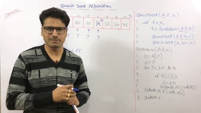 Quick Sort Algorithm | Quick Sort Example | Algorithm Design | PART 3.3