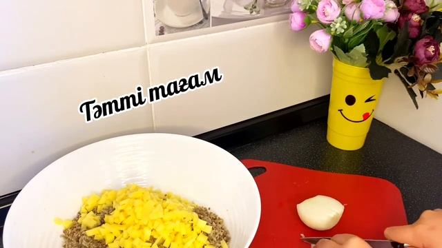 Учпучмак қазақша рецепт / эчпочмак / татарская кухня / самса