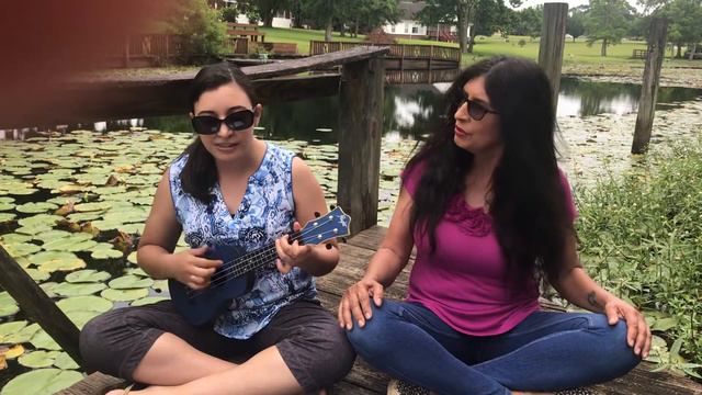 Downtown by Petula Clark | Ukulele Cover x My Mom! смотреть онлайн