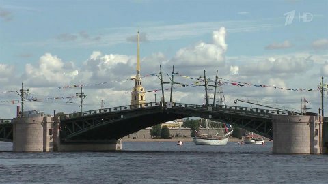 В Санкт-Петербурге генеральная репетиция главного военно-морского парада