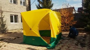 Туристическая баня с автоматическим каркасом_1