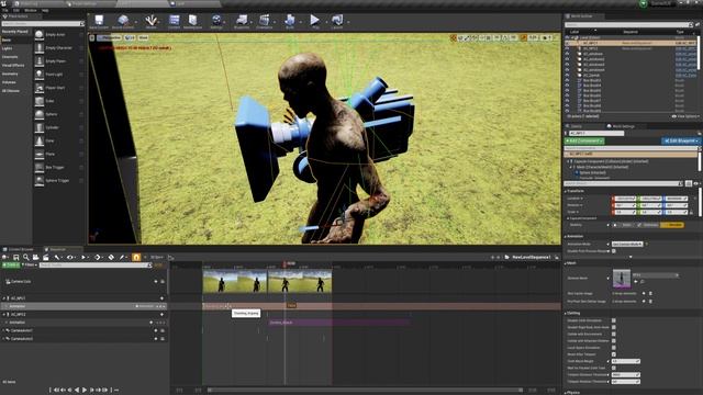 Замедление Level Sequence (замедление анимации) - Unreal Engine (UE4, UE5)