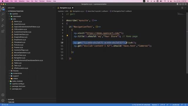 Part 18: Cypress E2E Web Automation | Browser Navigation | go() & reload()