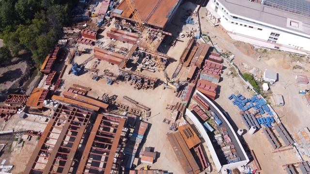 Строительство Юго-Восточной хорды в районе станции Нижегородская смотреть онлайн
