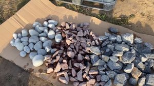 Закладка 120кг камней для печи Авангард 24 ЗК в сетке.