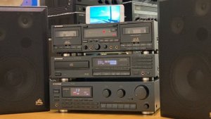 Pioneer SX-339 Receiver & Pioneer PD-4700 CD- player & pioneer CT-W630R Tape Deck 90er HiFi Anlage