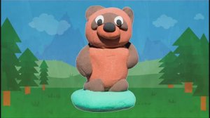 Как слепить Винни Пуха из советского мультфильма