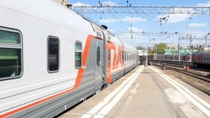 Отправление ЭП20-029 со скорым поездом №56М сообщением Москва-Екатеринбург