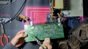 산요앰프 jcx-088 릴레이교환  OEG 212DM3 / OMRON G5PA-2